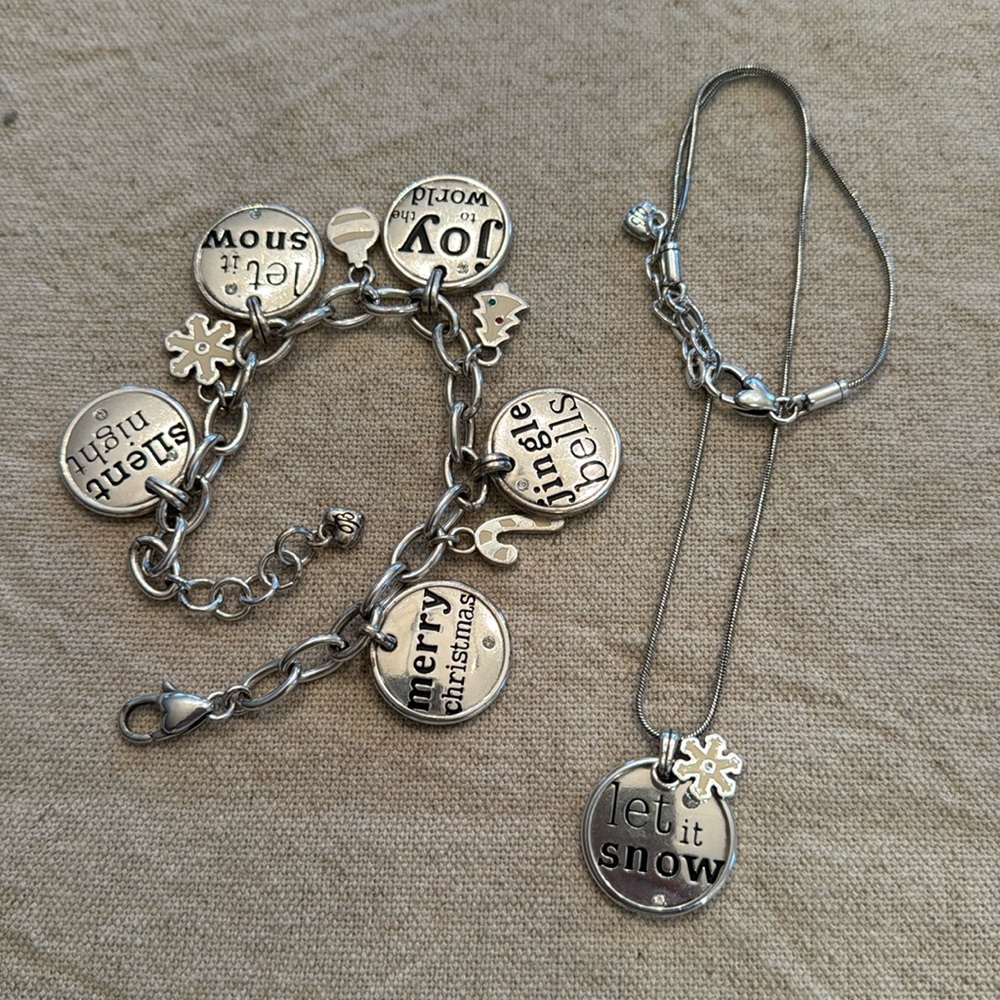 Brighton Collectables’s Christmas charm bracelet and necklace